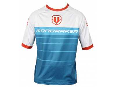Mondraker Enduro/Trail dres krátky rukáv petroleum/white/red