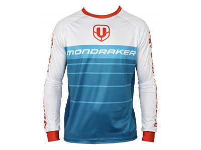 Mondraker Enduro/Trail dres dlhý rukáv petroleum/white/red   