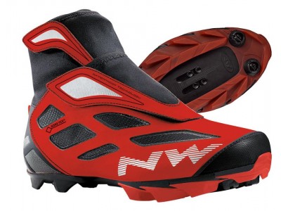 Northwave Celsius 2 GTX winter MTB cycling shoes red-black