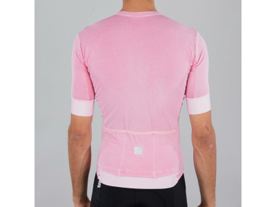 Tricou de ciclism Sportful Monocrom roz
