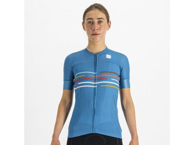 Sportful Vélodrome women&amp;#39;s jersey with short sleeves blue