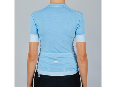 Damska koszulka rowerowa Sportful Monocrom w kolorze jasnoniebieskim
