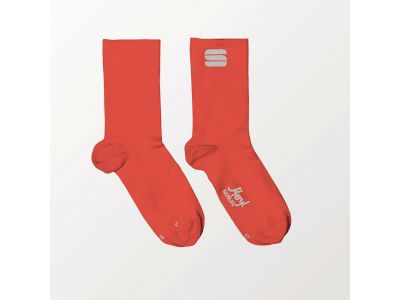 Sportful Matchy dámske cyklistické ponožky červené