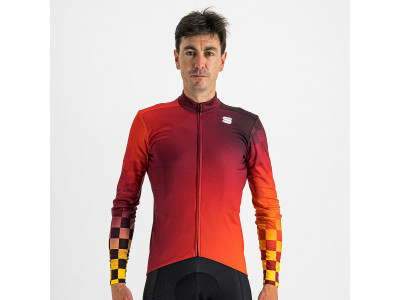 Sportful koszulka rowerowa ROCKET THERMAL w kolorze ciemnoczerwonym