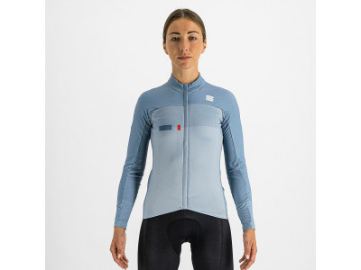 Damska koszulka rowerowa sportowa BODYFIT PRO THERMAL, lodowa