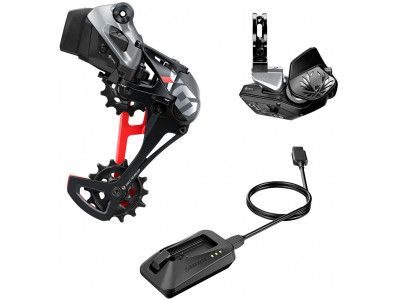 Sram upgrade Kit X01 Eagle AXS, Red (derailleur with battery, lever with sleeve, charger)
