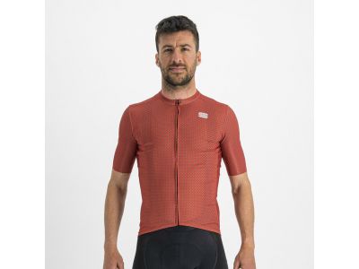 Sportful CHECKMATE pánsky dres červený/staroružový 