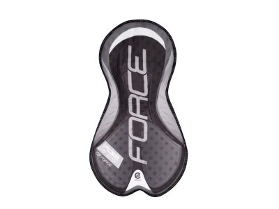 FORCE B30 shorts with pad, black/red