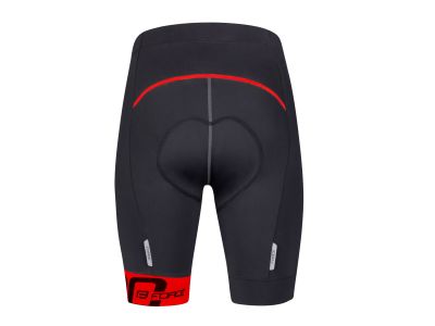 FORCE B30 shorts with pad, black/red