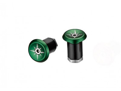 CICLOVATION Vortex handlebar plugs; green