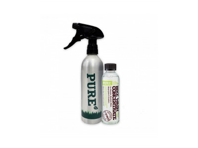Weldtite Set of cleaning products PURE Aluminum Bottle 500ml together with 200ml Pure Bike Wash Concentrate