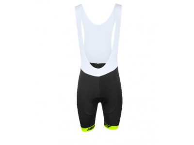 Force B38 bib shorts and insole, black / fluo
