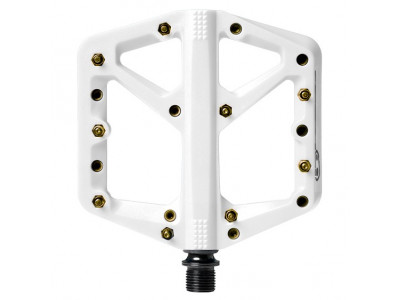 Crankbrothers Stamp 1 Large White/Gold pedály
