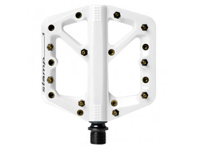 Crankbrothers Stamp 1 Small White/Gold pedály
