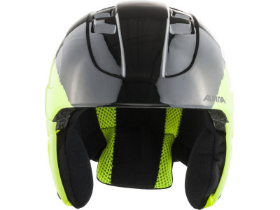 ALPINA Kinderskihelm CARAT schwarz gelb