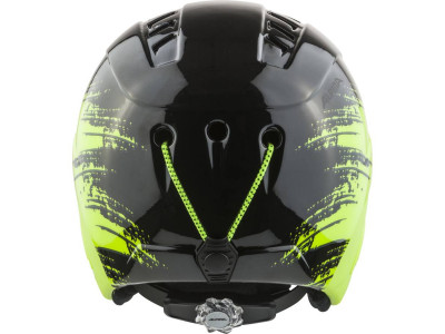 ALPINA Kinderskihelm CARAT schwarz gelb