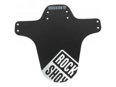 RockShox AM Fender Vorderschutzblech, schwarz/silberweißer schattierter Aufdruck