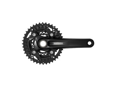 Shimano MT500 cranks, HT II, 175mm, 40/30/22T, 3x10, two-piece, without bearings