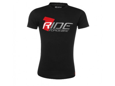 Force Ride pánske tričko krátky rukáv čierna