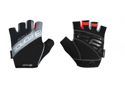 FORCE gloves RIVAL, black-grey