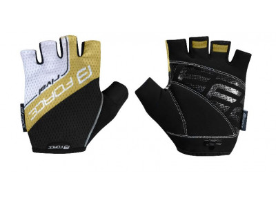 Force Rival rukavice čierna / zlatá  