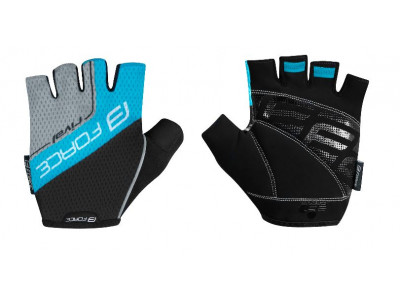 FORCE Rival gloves, black/blue