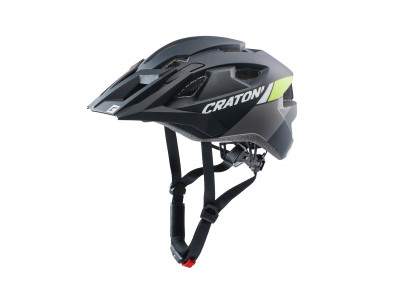 CRATONI ALLRIDE helmet black - lime matte, model 2021