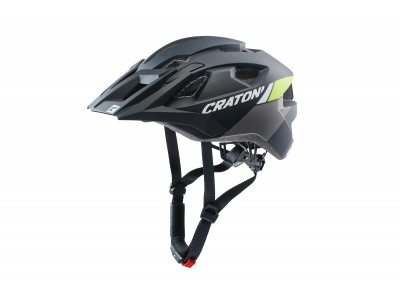 Kask CRATONI ALLRIDE czarno - lime żółty mat, model 2021