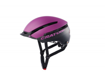 CRATONI C-LOOM Helm lila - schwarz matt, Modell 2021