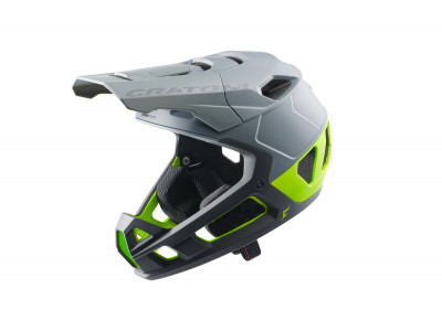 Cratoni Interceptor 2.0 helmet Gray-Lime Matt