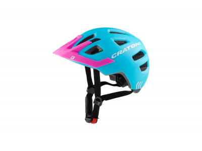 Cratoni Maxster Pro helmet, blue - pink matte