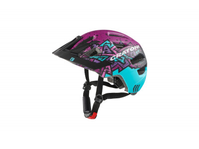 Cratoni Maxster Pro helmet, matte purple-blue