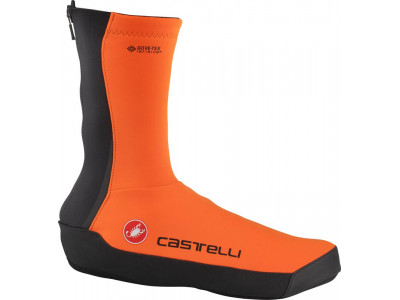Castelli Intenso Unlimited shoe covers, orange