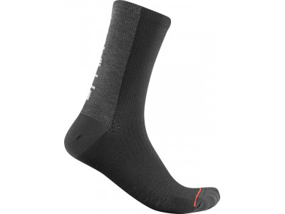 Castelli 20540 BANDITO WOOL 18 ponožky - 010 čierna