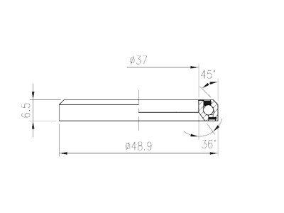 FSA bearing IS-2-138 (MR031) 1-3/8&quot;