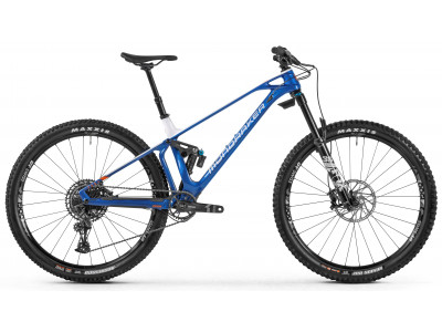 Mondraker Foxy Carbon R 29 bicycle, blue/white/orange