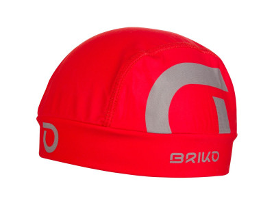 Briko THIN WARM UNDER HELMET cycling cap, red