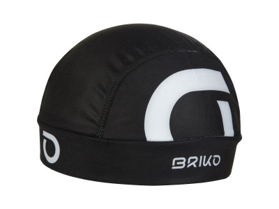 Briko THIN WARM UNDER HELMET cycling cap, black / white