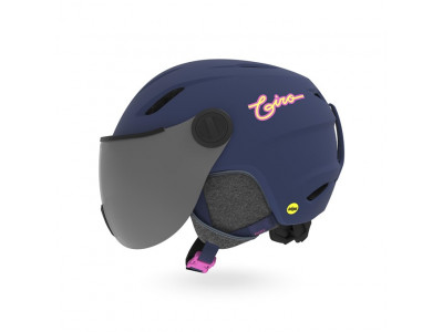 Giro Buzz MIPS children&#39;s ski helmet Mat Midnight/Neon Lights