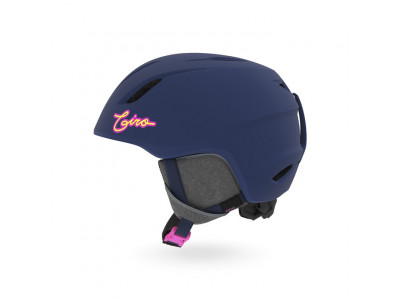 Giro Launch dětská lyžařská přilba Mat Midnight/Neon Lights