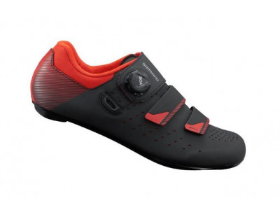 Pantofi de drum pentru bărbați Shimano SH-RP400MO negru / portocaliu / roșu