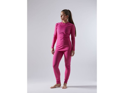 Craft CORE Warm Baselayer dámský funkční set, růžová