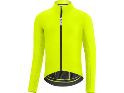 Koszulka rowerowa termoaktywna GOREWEAR C5, neonowożółty/cytrusowozielony