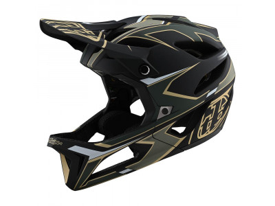 Troy Lee Designs Stage Ropo helma green/gold