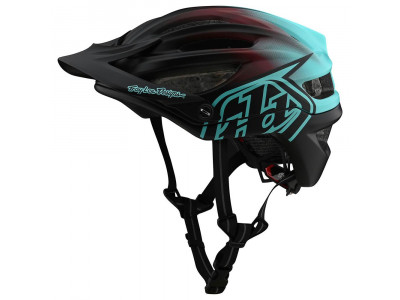 Troy Lee Designs A2 MIPS přilba black/turquoise