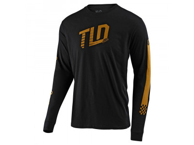 Troy Lee Designs Trackside pánske tričko s dlhým rukávom - čierne