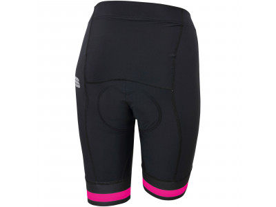 Sportos BF Classic női rövidnadrág, fekete/rózsaszín