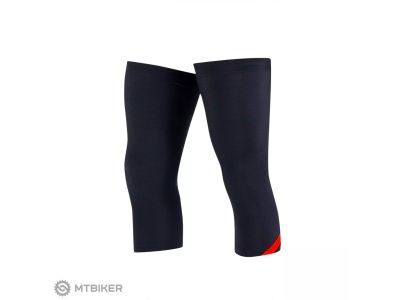 Încălzitoare genunchi Sportful Fiandre, negru/roșu