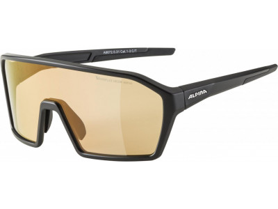 Alpina RAM HVLMR+ Fahrradbrille, schwarz matt