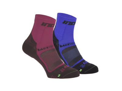 inov-8 RACE ELITE PRO ponožky, ružová/modrá